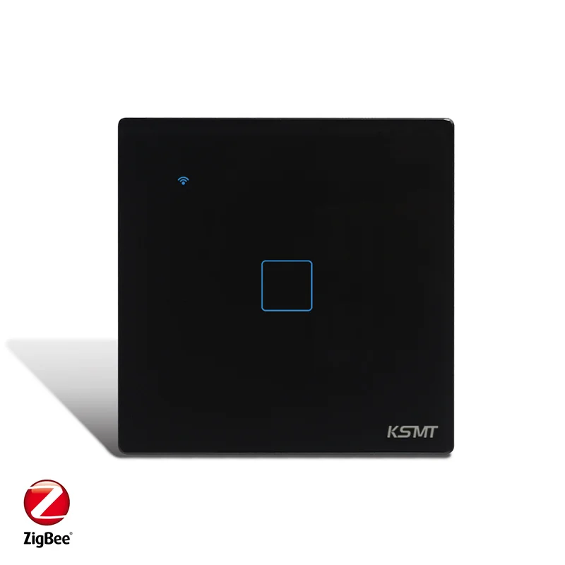 ksmt Zigbee light Switch for Smart home life Voice Control smart wall switch black