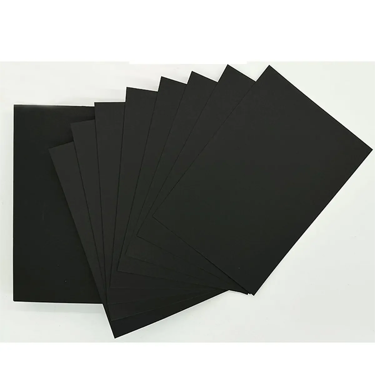 100% Wood Pulp Black Paper Black Liner Paper 400gsm Black Paper Paperboard Printing for Packaging Gift Box from Vietnam