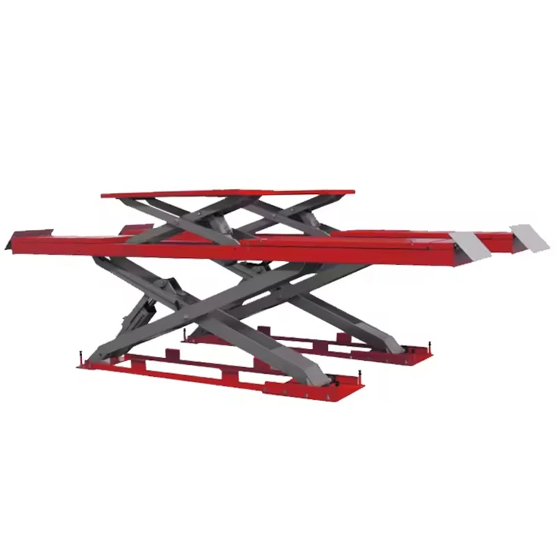 sisor automotive pneumatic drill 3D trailer transfer arm club double car lift kit hebebuhnein ground 4 ton to second floor