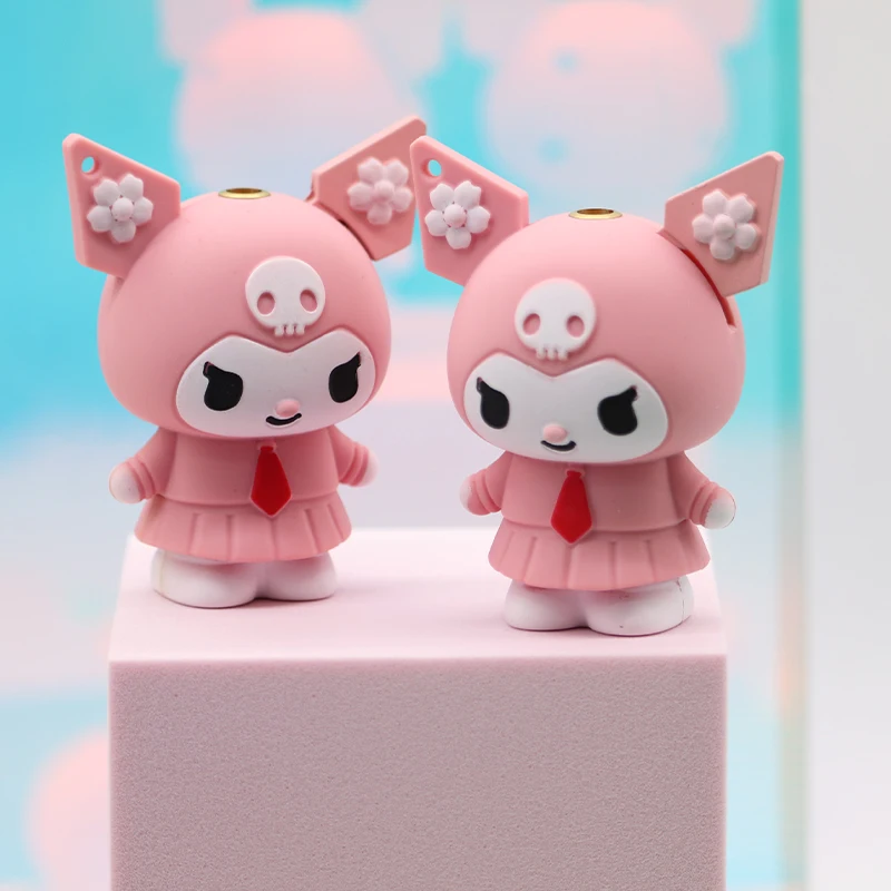 Зажигалка Kuromi 3D с мультяшной куклой газовая зажигалка открытым пламенем заправка сигарет новые зажигалки