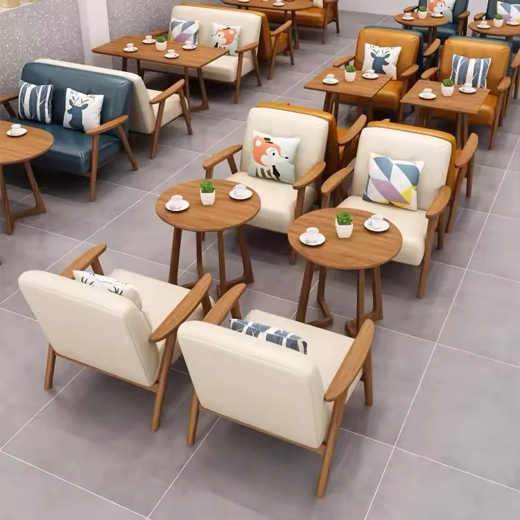 Wholesale Banquet Restaurant Chair Hookah Lounge Dessert Coffee Table And Chair Dining Furniture