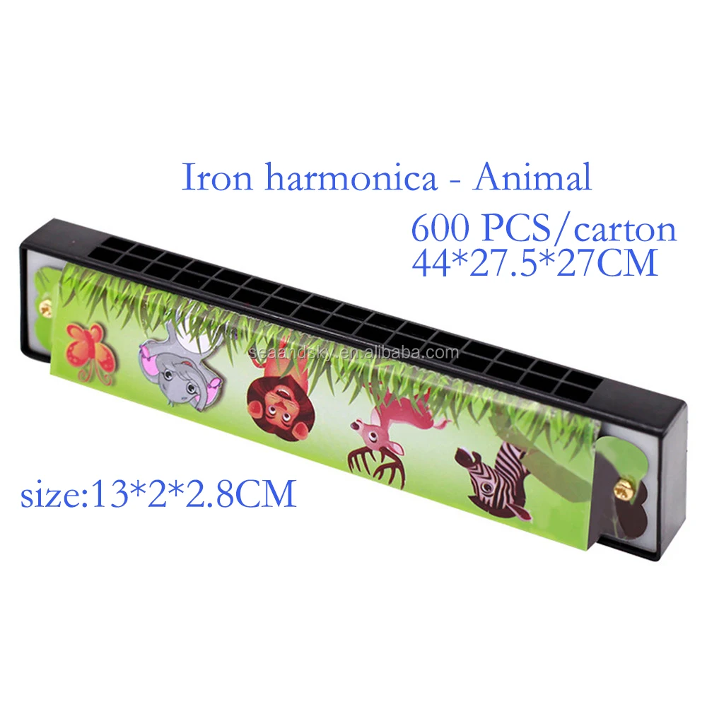 Для детей и студентов 16 отверстий игрушка гармоника