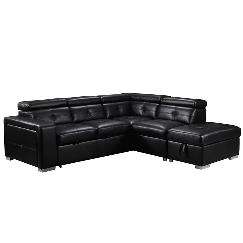 Top grade furniture classical multi-functional design leather surface sofa set furniture living room sofa bed for wholesale