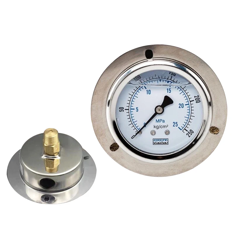YN-60ZT Models High-accuracy 304 Stainless steel Hydraulic&Hydraulic&Gas Pressure  Gauge Measuring Oil Gauge