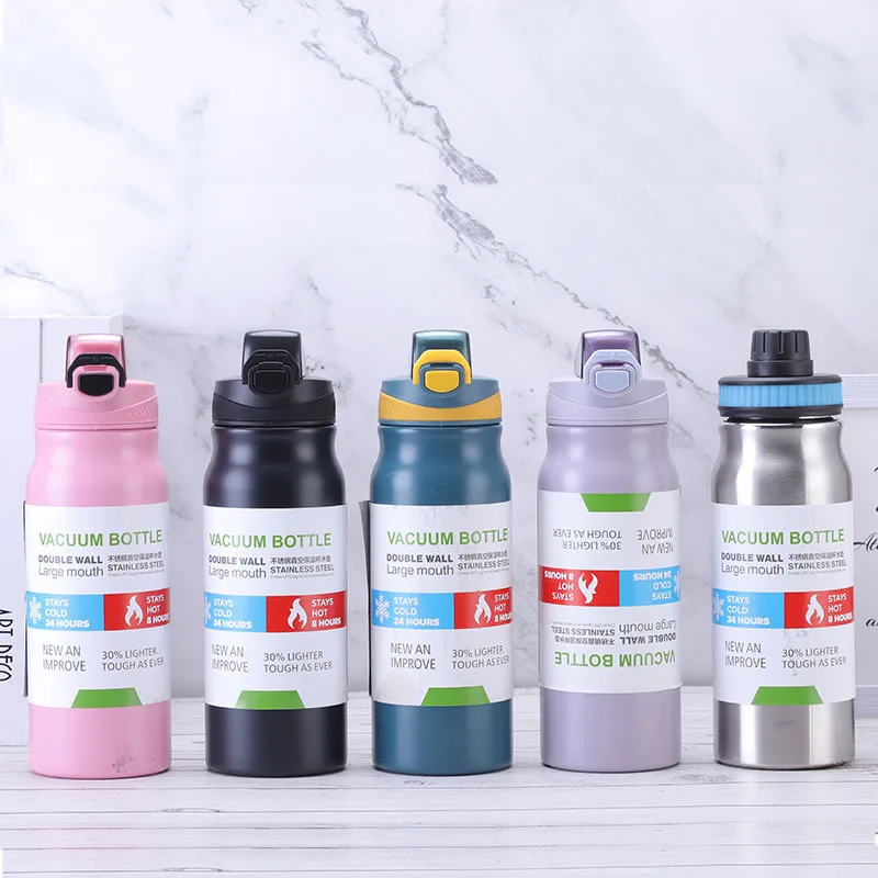 Feiyou fashion sports wholesale double wall portable stainless steel vacuum thermos gift water bottle