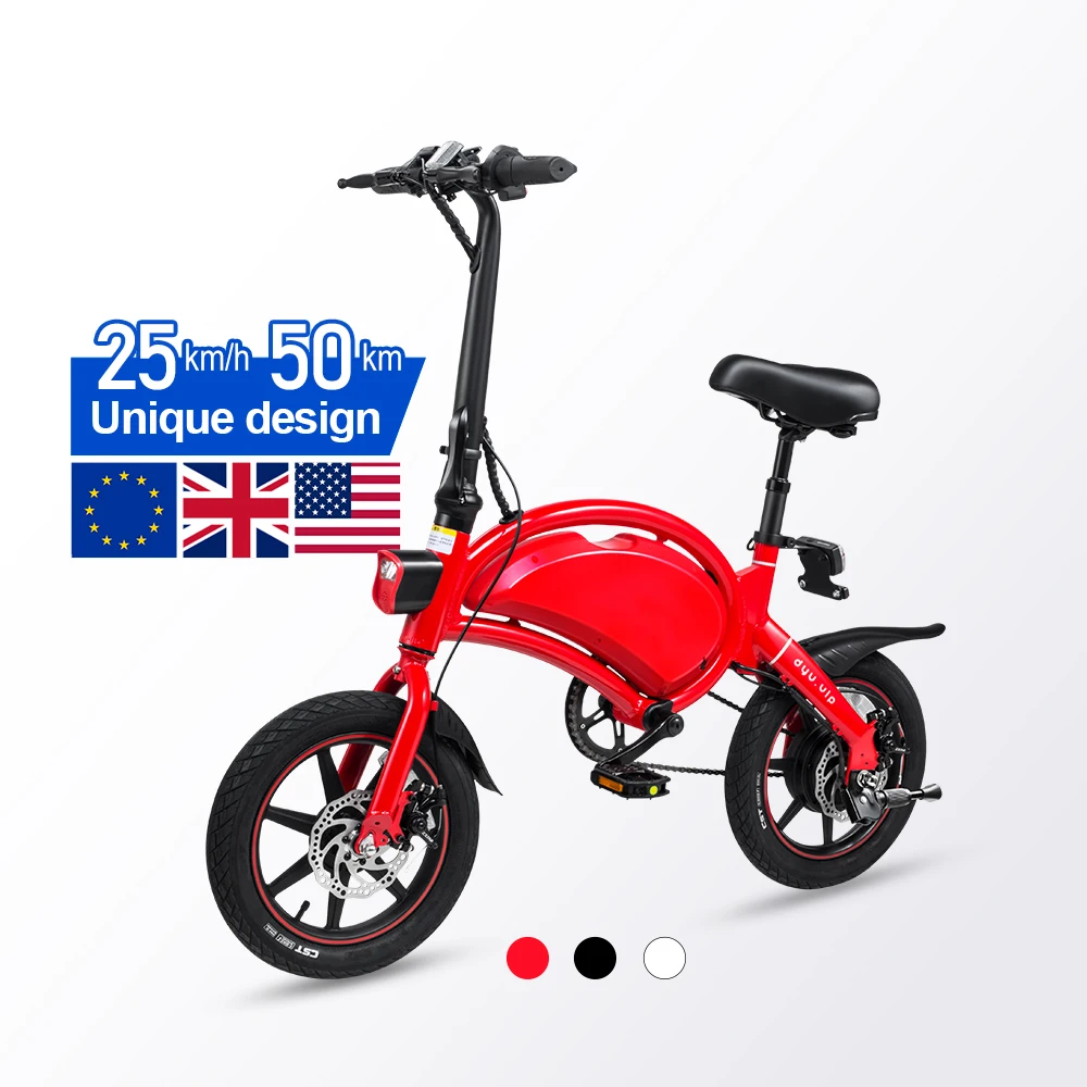 New Design OEM Stock Powerful Motor Electric Bike Ebike Electric Lithium Battery Pedal Assisted Folding City Bicycle