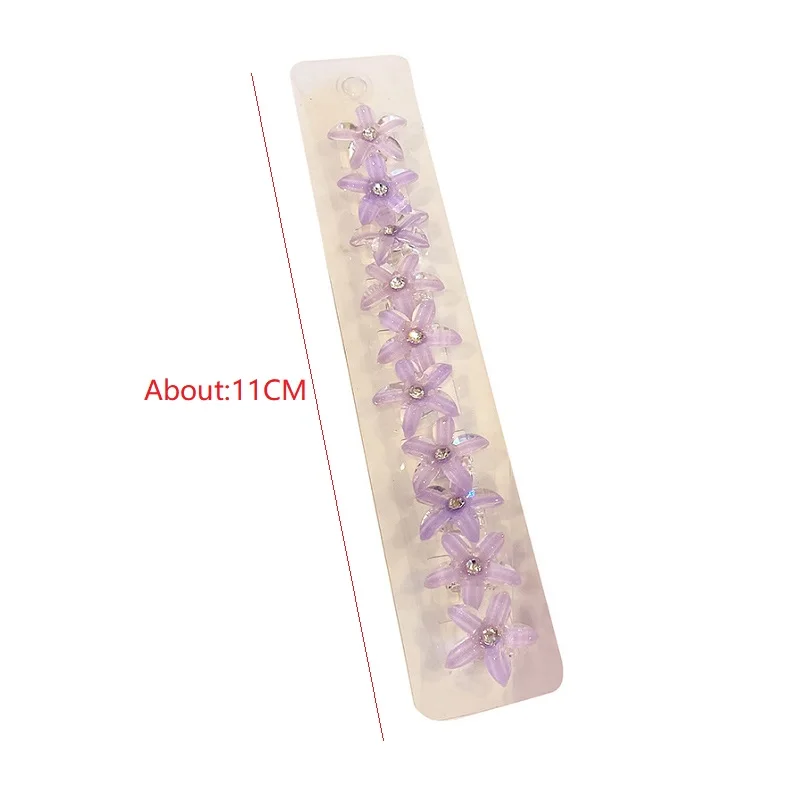 10 pcs/set woman side hairpin small cute bangs hair accessories braided hair buckle temperament hairpin