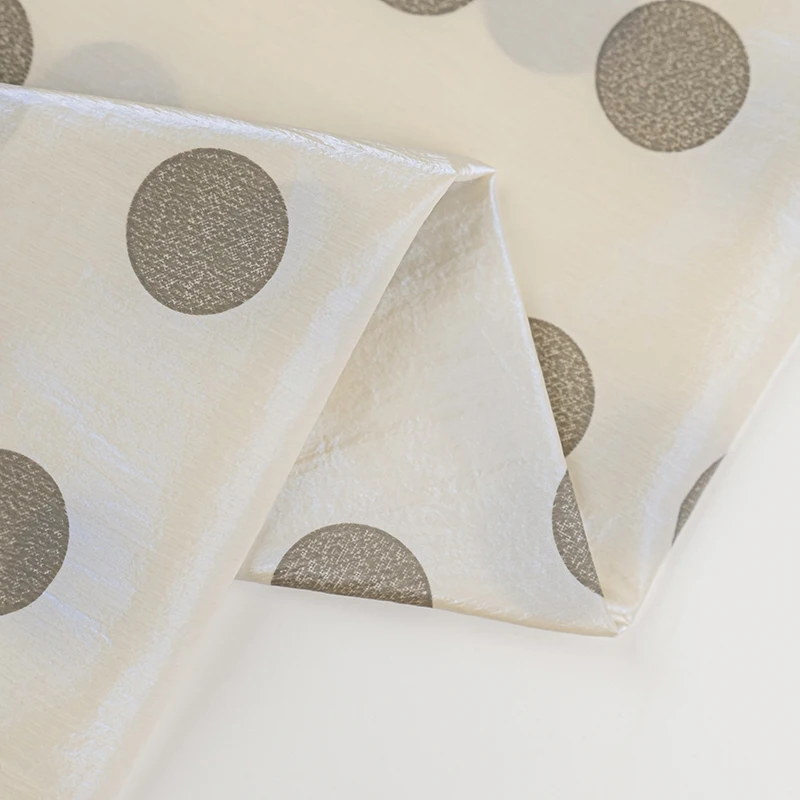 Outdoor dot printed jacket fabric waterproof 100% Nylon taffeta fabric windproof