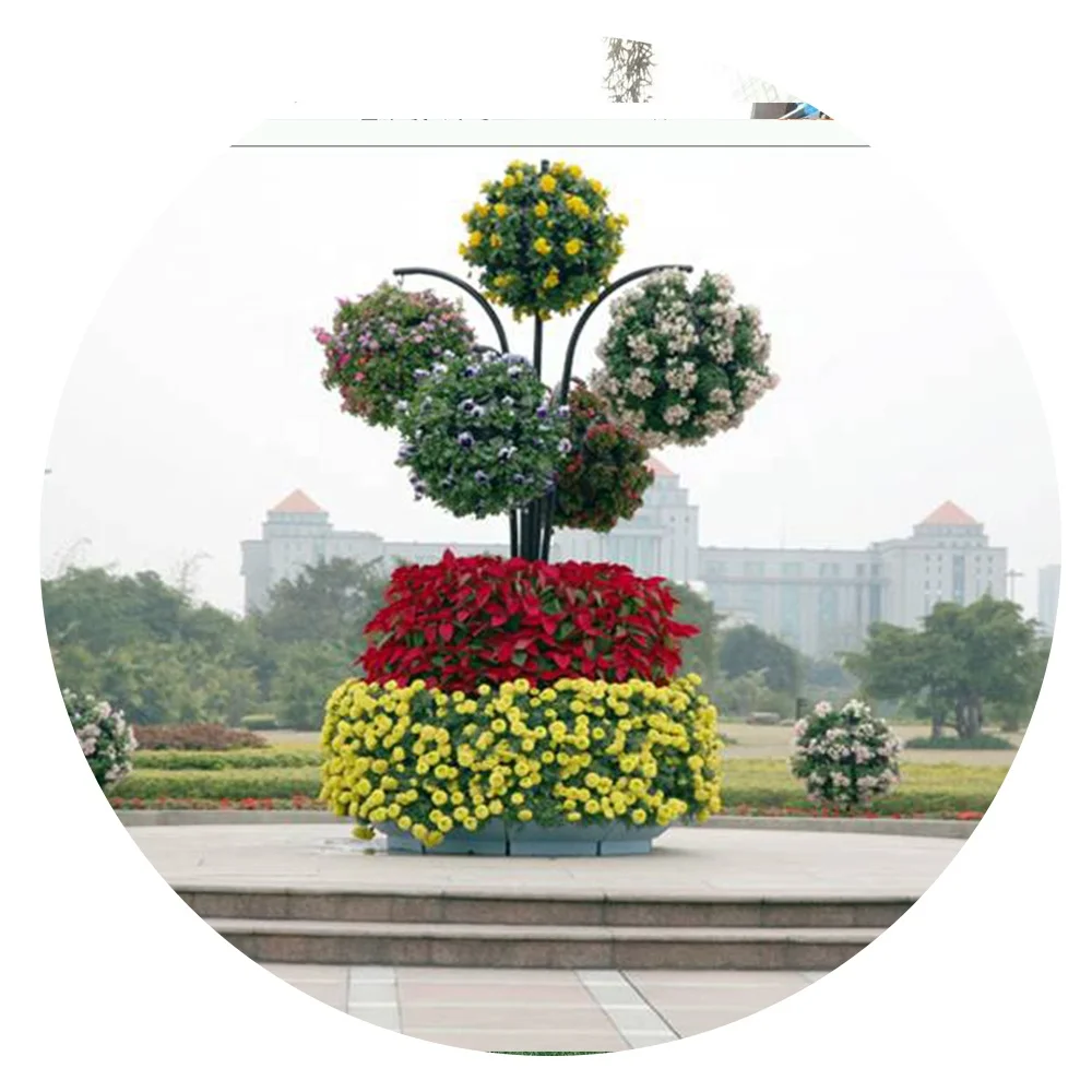 Vertical Tower Garden outdoor planter wall deco Plant Flower Ball