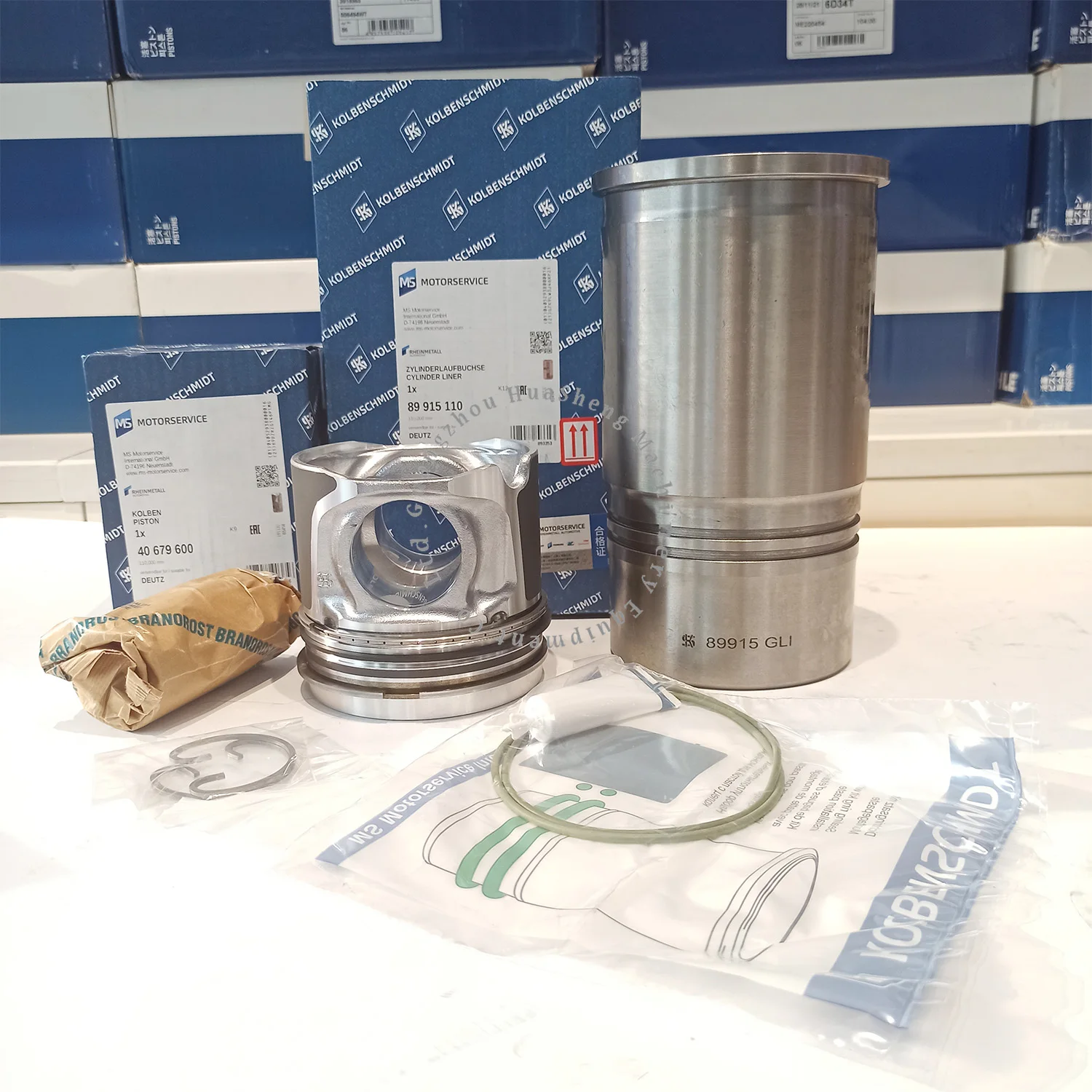 High Quality KS Brand Diesel Engine D8K 40679600 Liner kit  /Clyinder Liner Kit For Deutz Excavator Rebuild Set