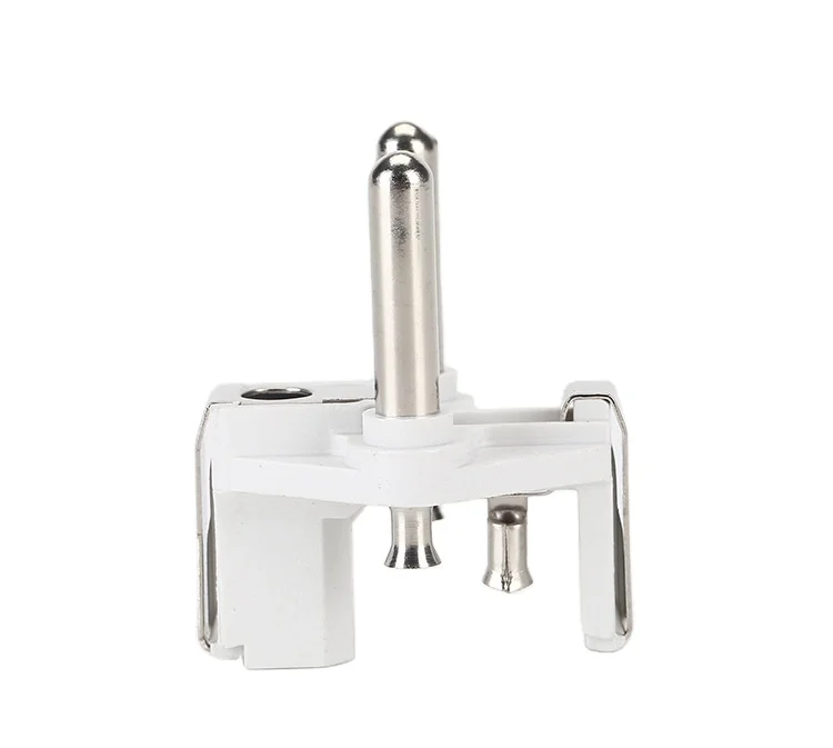 French Germany plug insert 4.8MM 10A/16A VDE approved 2 pins bridge for plug socket