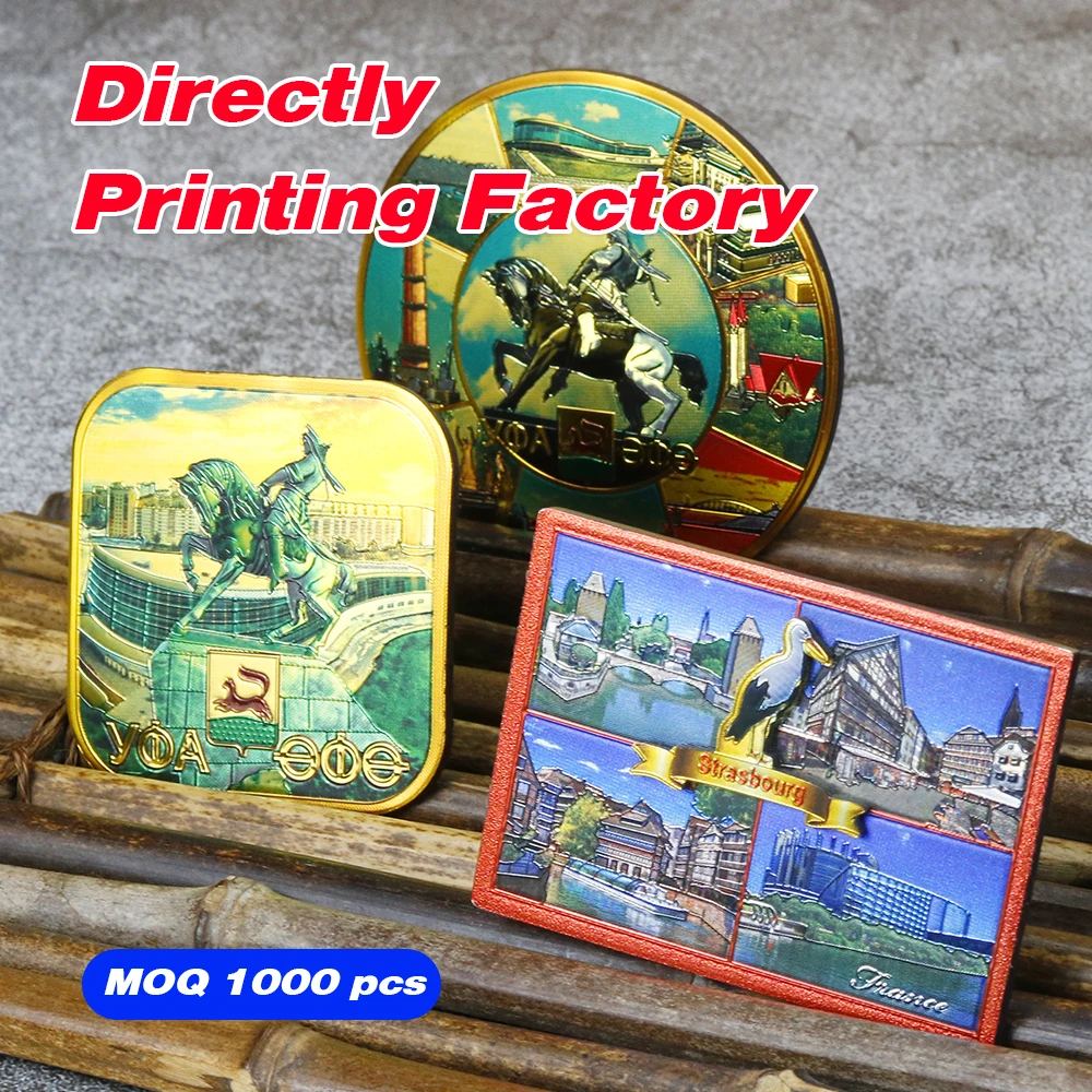 Free Shipping Malaysia Photo Refrigerator Saudi Sticker Foil Paper Fridge Magnet Tourist Souvenir Custom Plant Fridge Magnet