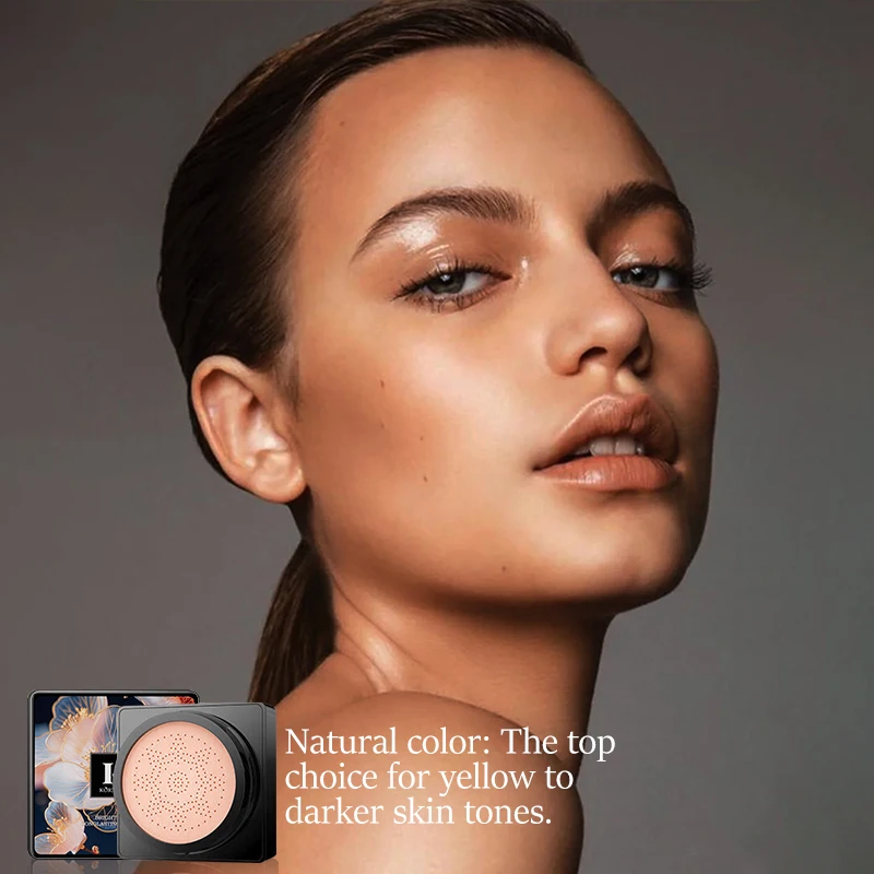 OEM KORMESIC Concealer Waterproof Whitening Air Cushion Foundation  BRIGHTENING LONG LASTING CUSHION-IVORY WHITE