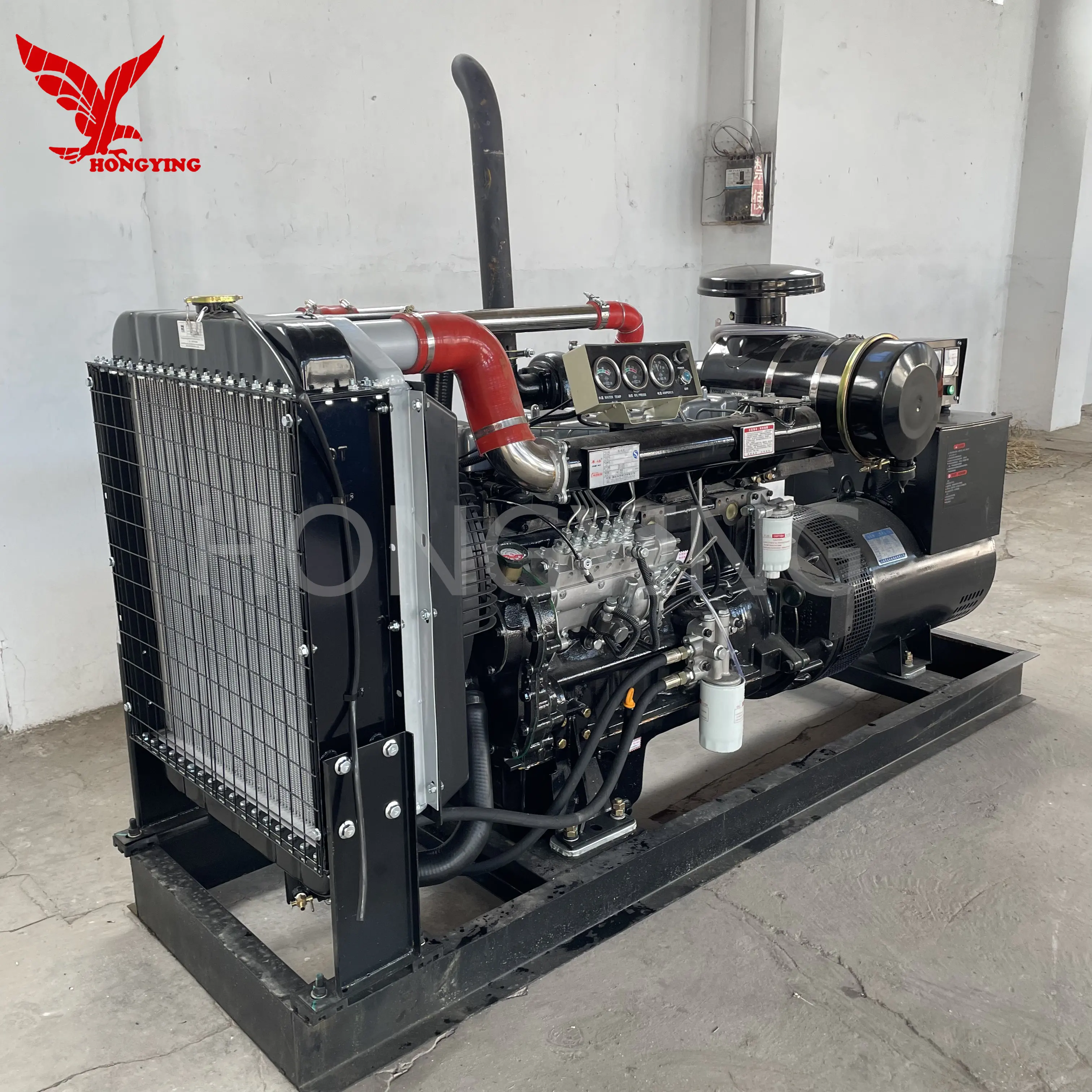 100kw Water Cooling Low Noise Methane Gas Powered Biogas Generator Set