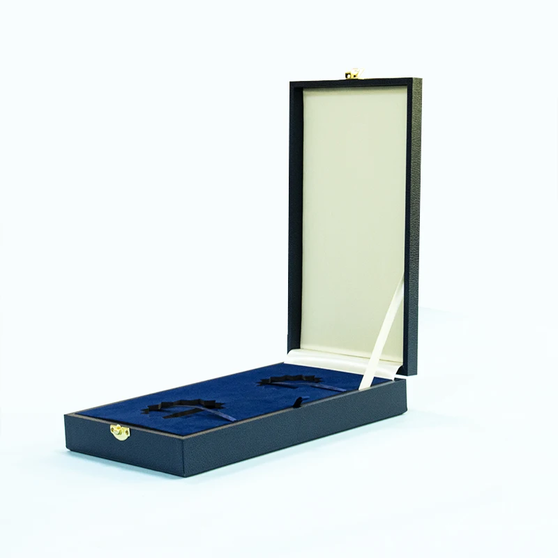 Luxury Wooden Medal and Coin Display Box commemorative medal display box custom medallion box