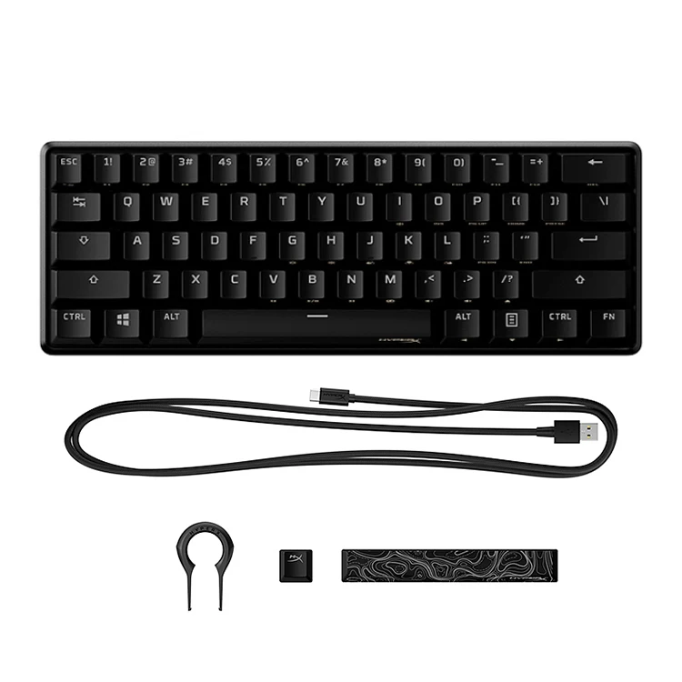 Hyper X Alloy Origins 60 Colorful RGB Backlit Wired Keyboard Gaming Mechanical Keyboard 61 Keys