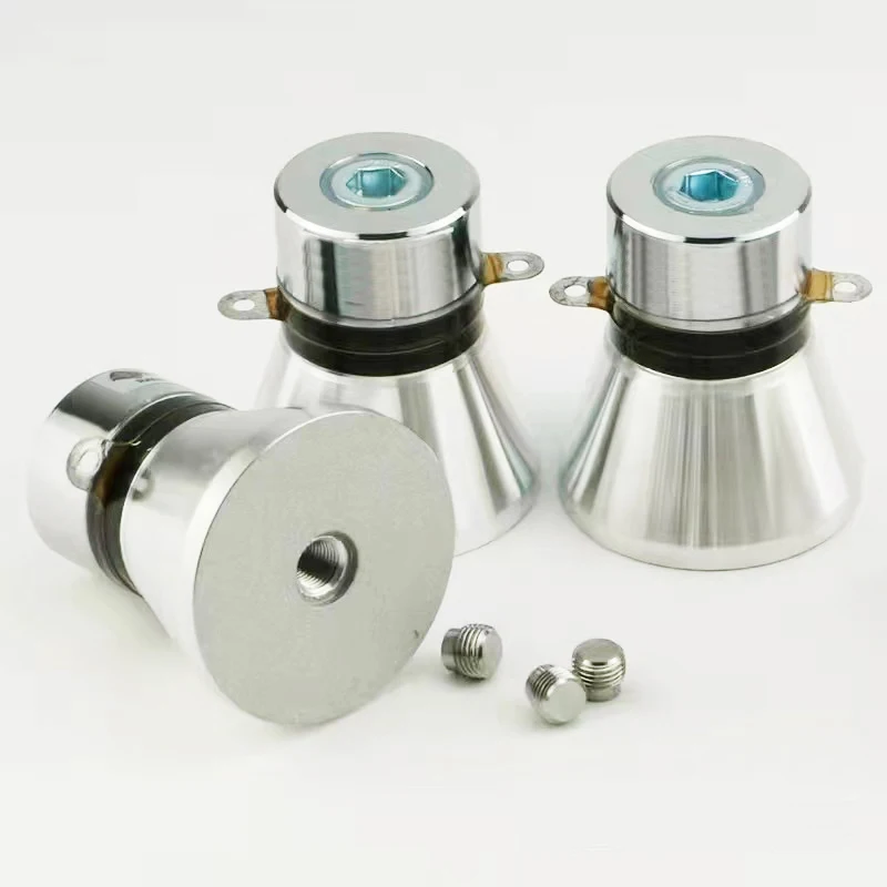 100W Piezo Ultrasonic Transducer 100khz 28khz Vibrator / Oscillator for Cleaning Cleaner Spare Parts