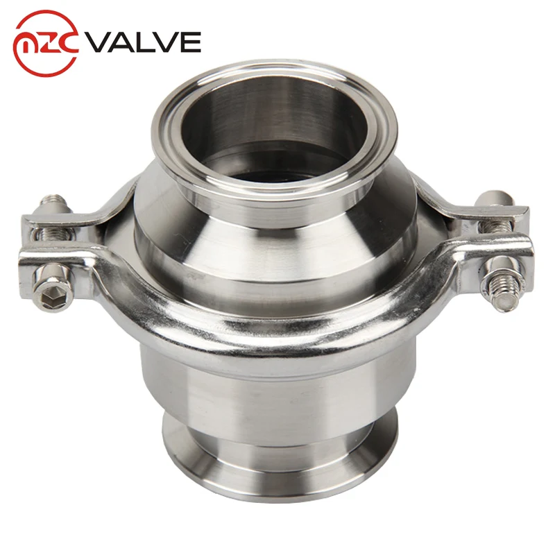 SS316L Mini Type Clamped Middle Clamp Check Valve with PTFE Gasket