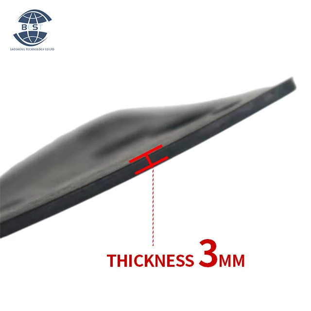 Factory low price hot sale 3mm can be customized thickness of non-slip insulation Square rubber vibration dampening mat