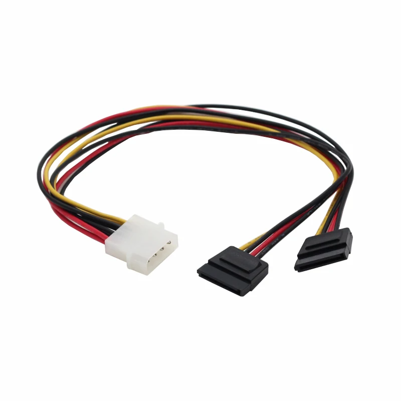LP4 to 2 SATA Power Y Cable Adapter Automotive Wiring Harness Wiring Loom Harness Assembly Power Two SATA Drives