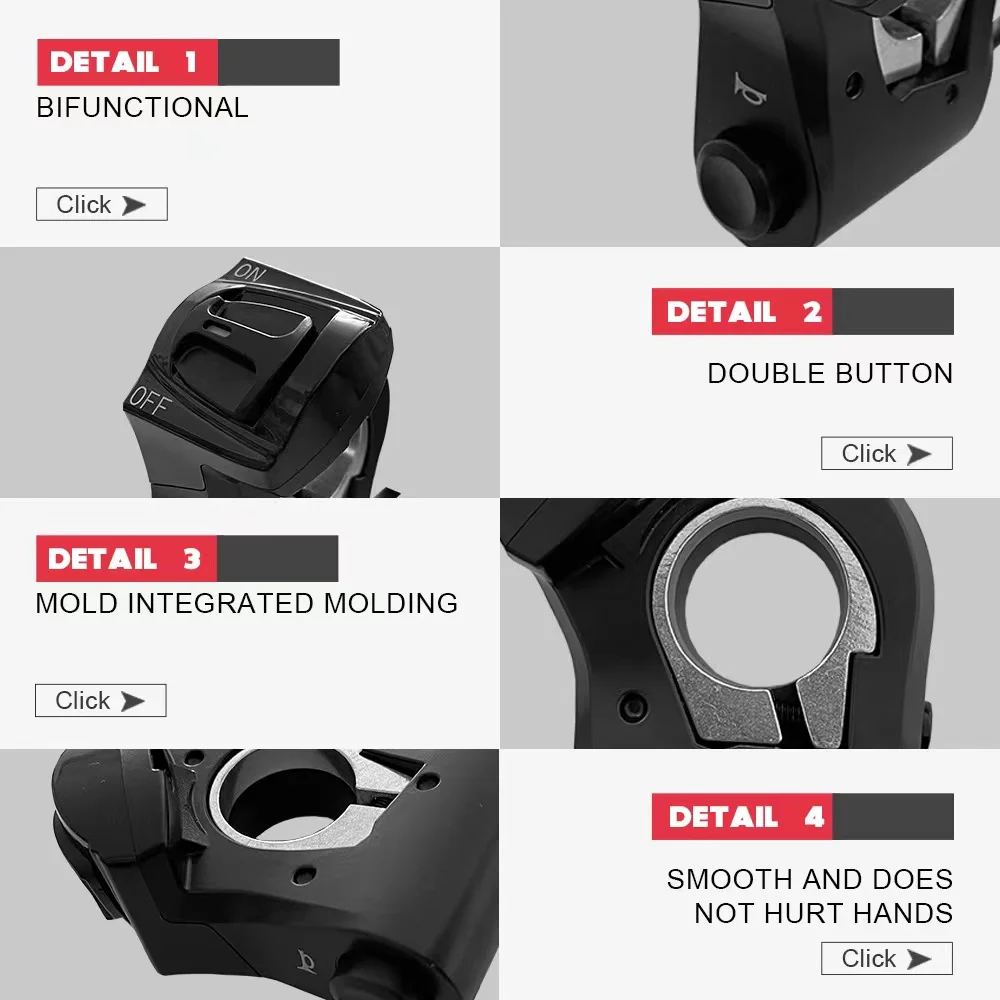 Most popular Electric scooter switch horn light ebike DK240 switches for mountain ebike