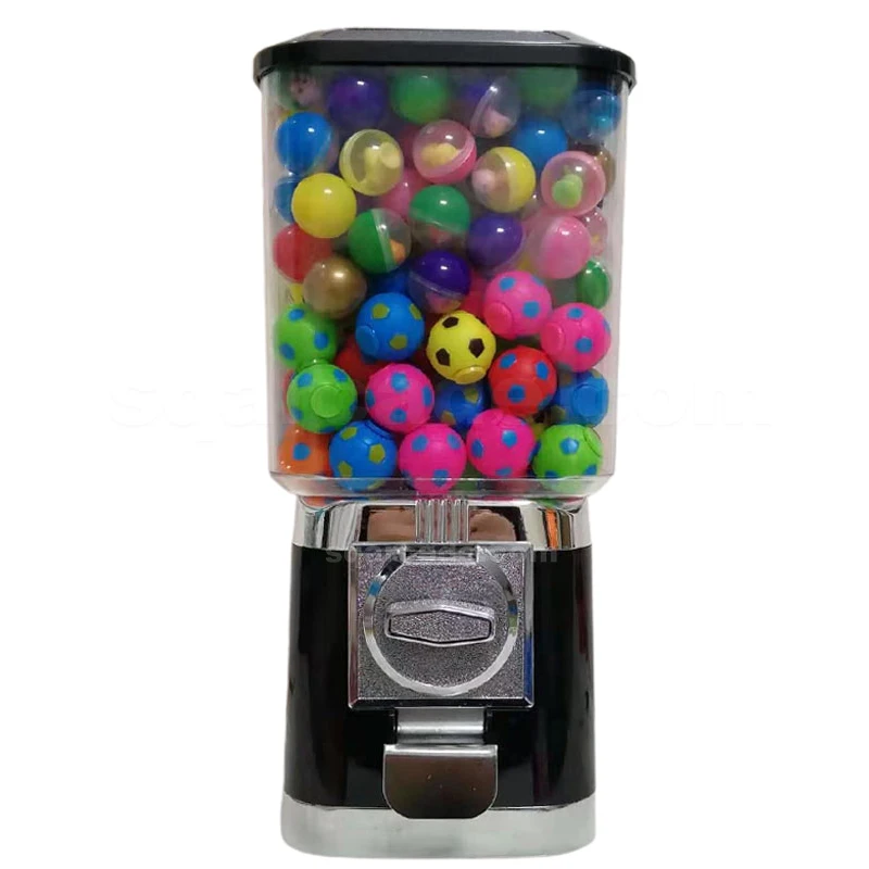 Coin operated Square  gashapon Head Candy Gumball Toy Bubble Bouncy Ball Machine Gumball Machine
