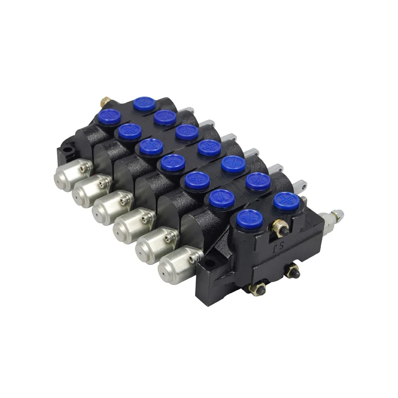 Hook arm garbage truck five link pneumatic multi-way reversing valve Hook arm garbage truck 2+3100 flow multi-way valve