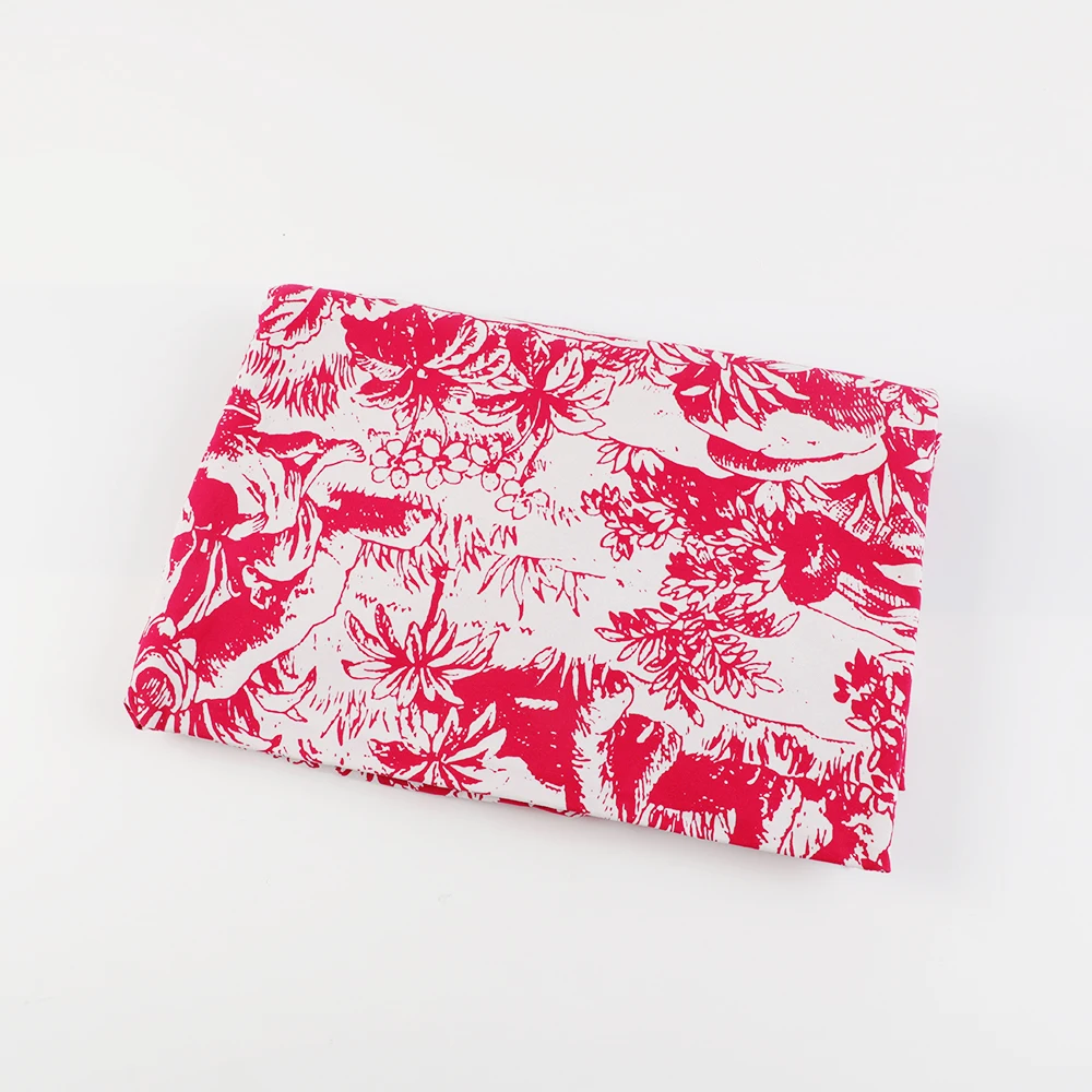 Digital printing knitted Cotton lycra baby clothing fabric