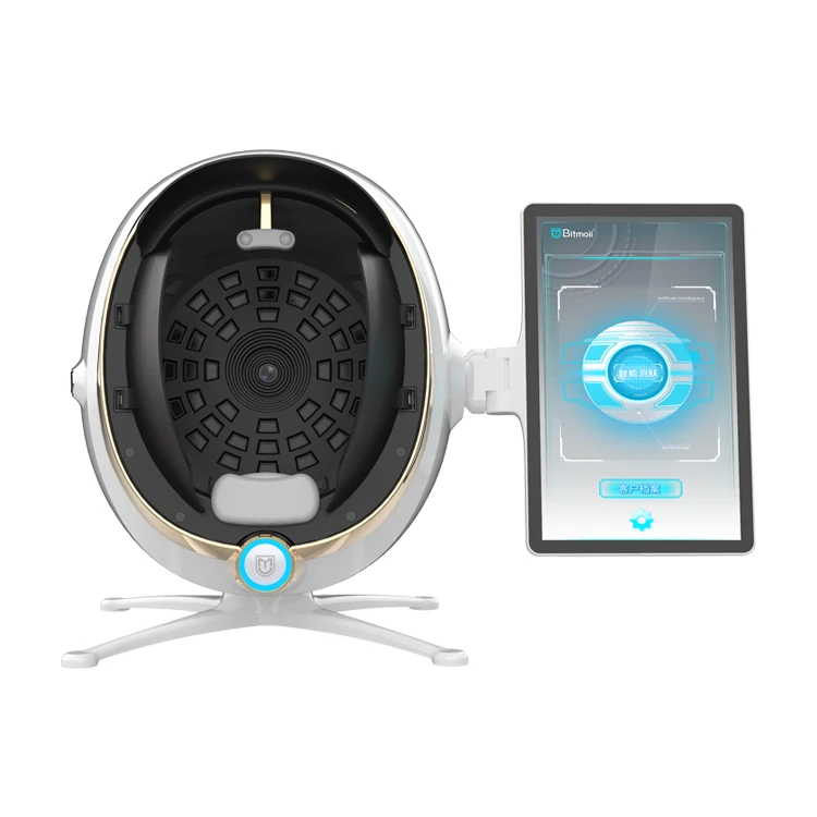 Acne analysis machine 8 in 1 function Max magic mirror lcd system 3d mirror skin analyzer