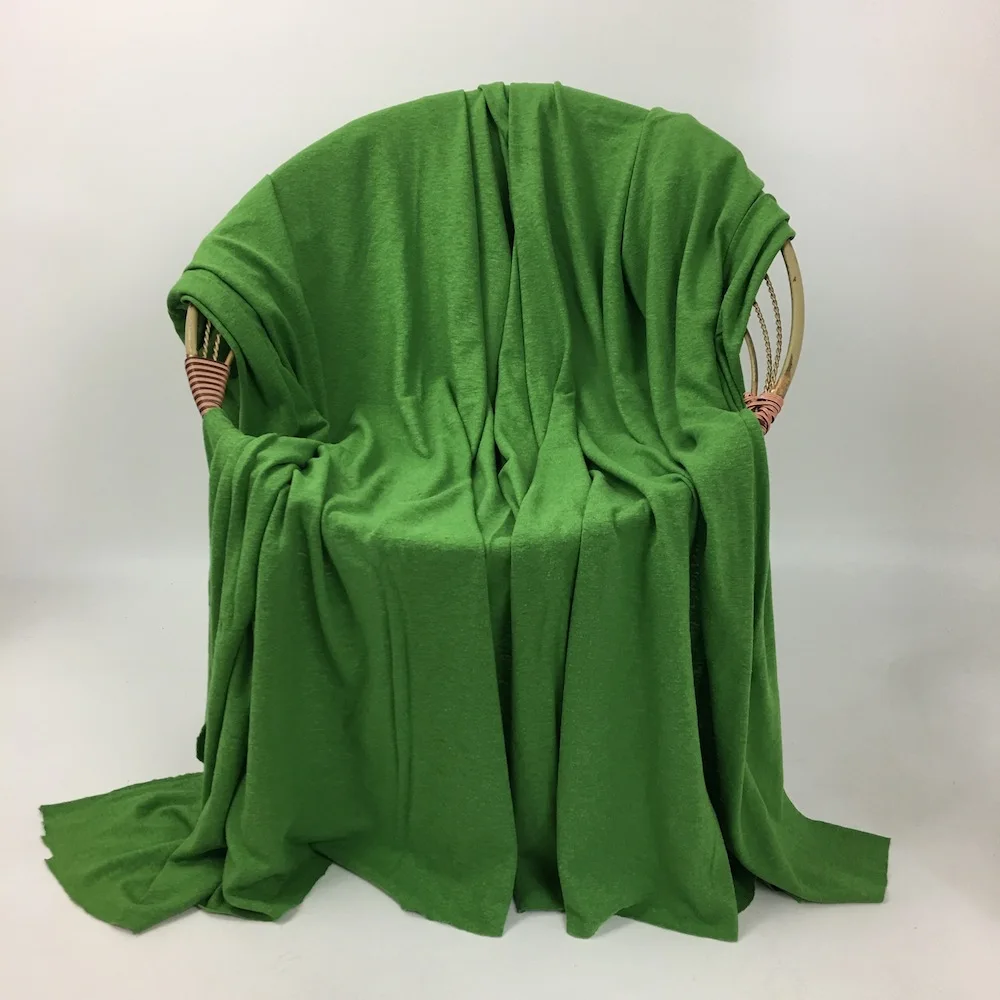 
top quality single jersey fabric with 55%hemp 45%organic cotton for tshirt knitted fabric by the yard 