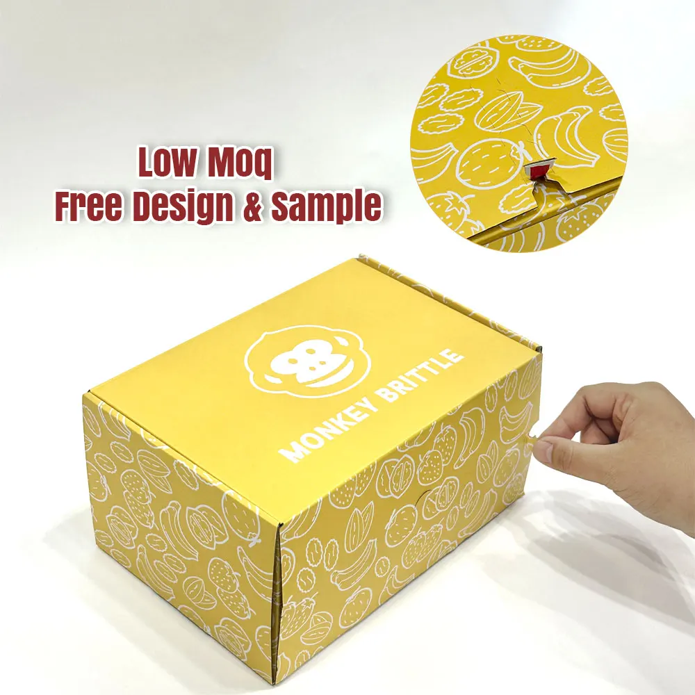 OEM Custom Logo Printed Luxury Corrugated Folding Kraft Cosmetic Paper Packaging Box Cardboard Shipping Mailer Box