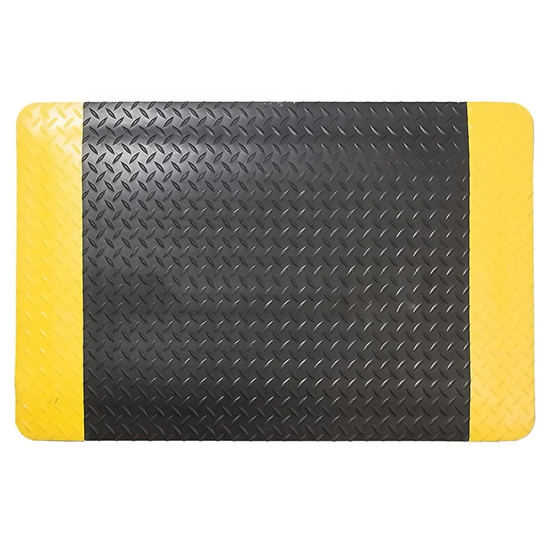 Manufacturers wholesale high temperature insulation PVC oil resistant non-slip floor mat anti-static anti-fatigue mat