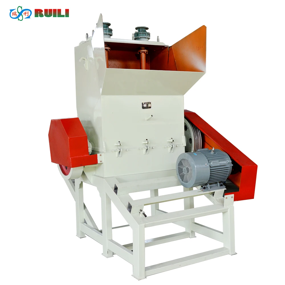 Waste PET bottles  Crushing Machine Plastic grinder crusher