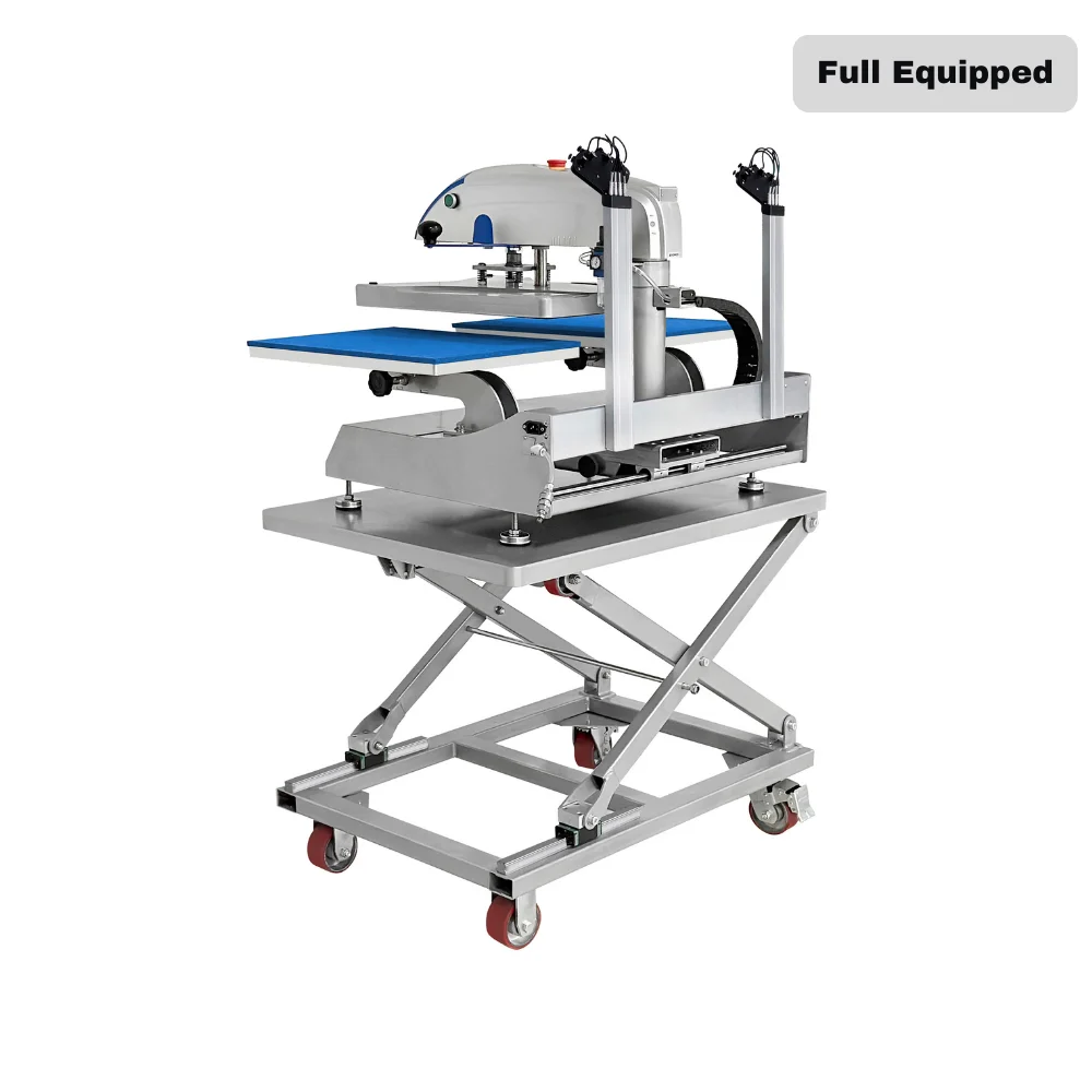 fujian xinhong mech elec 40x50 pneumatic Automatic Open transfer press Heat Sublimation Press Machine