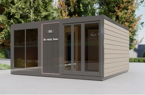 2024 Low Price Modular house Prefabricated 20ft flat-pack prefab container house toilet container home