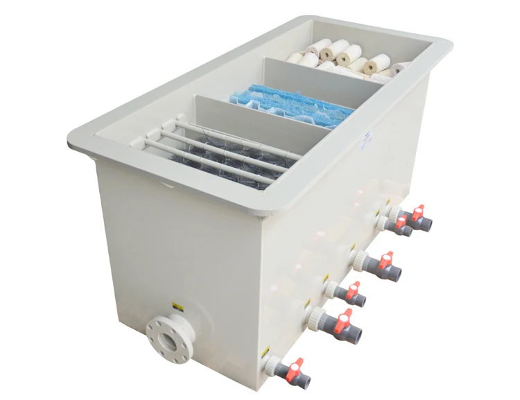 OEM factory customized sale high quality koi pond fish farming  pond filter system with uv