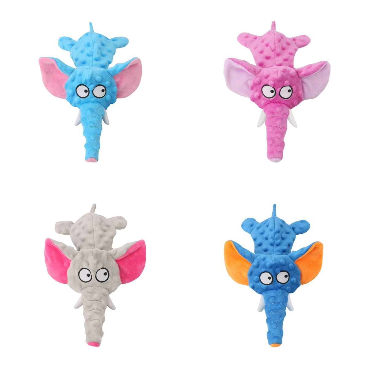 Interactive Unfilled Sound Paper Dog Chew Toy Crinkle Paper Dog Squeak Toy