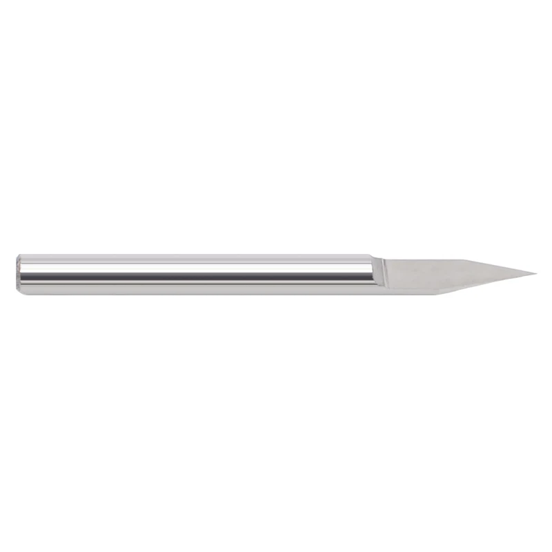 V Shape Engraving Bit Flat Bottom Tip 0.1-1.0mm PCB Engraving Bit 20-90 Degrees Carbide CNC Router Milling Cutter