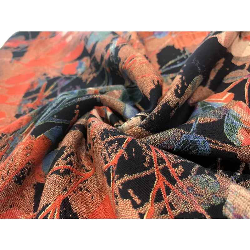 
Wholesale shirt woven Screen printing RAYON DISCHARGE new design cotton fabric from Chinese supplier 