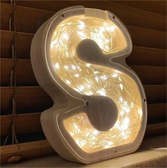 Hot Sale Piggy Money Safe Coin Bank Wood letter piggy bank money boxes Wooden Piggy Bank