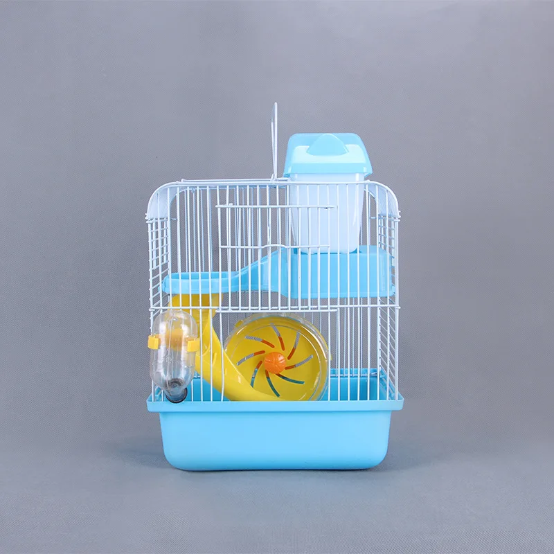 Wholesale pet fashion custom runner double layer iron wire luxury hamster cage for sale