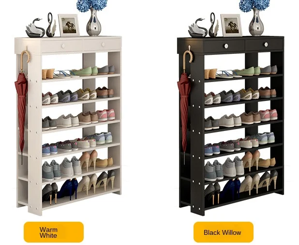 Деревянная полка для обуви шкафа