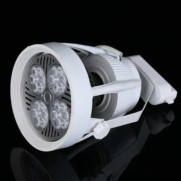 LED Track Light Empty Frame Spotlight Kit Aluminum Die Casting Lamp Empty Frame Par30 Lamp Holder Par Bubble Empty Frame