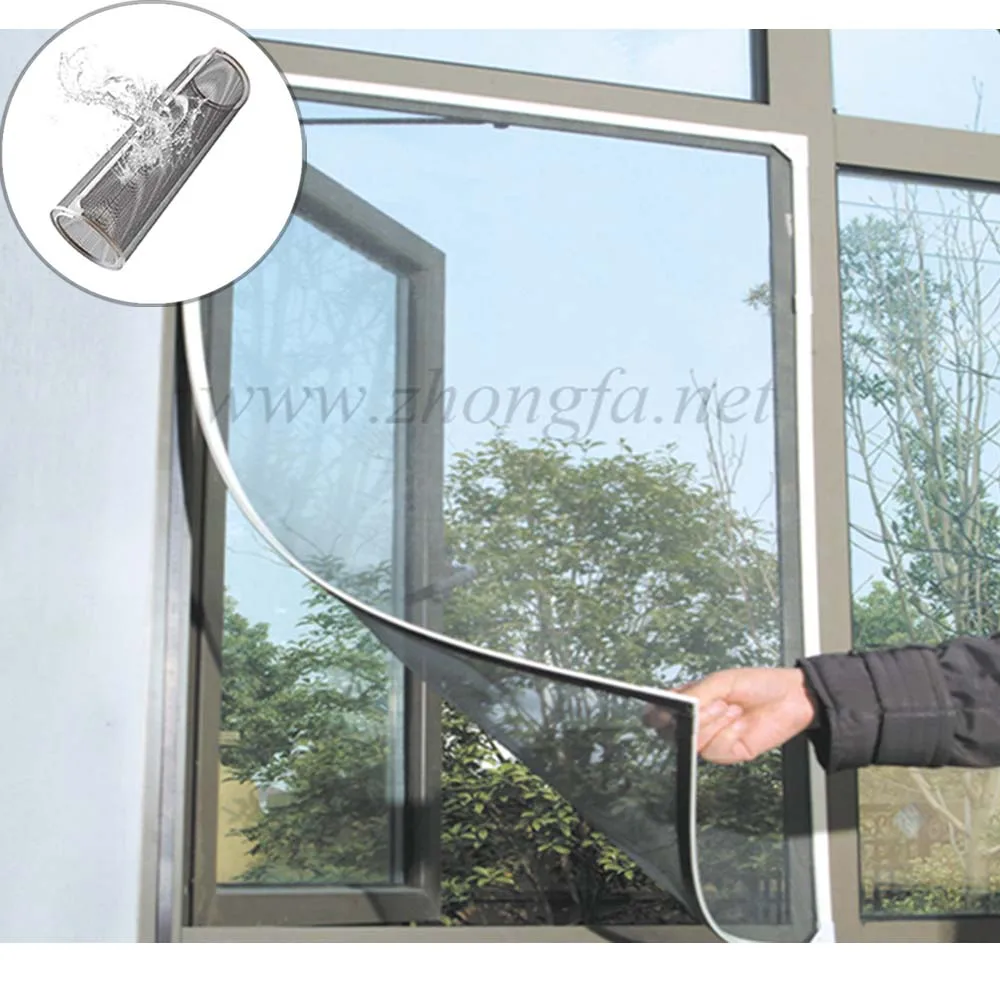 Профессиональный поставщик ПВХ Москитная сетка для окон профиль мелкоячеистая сетка для насекомых аксессуары