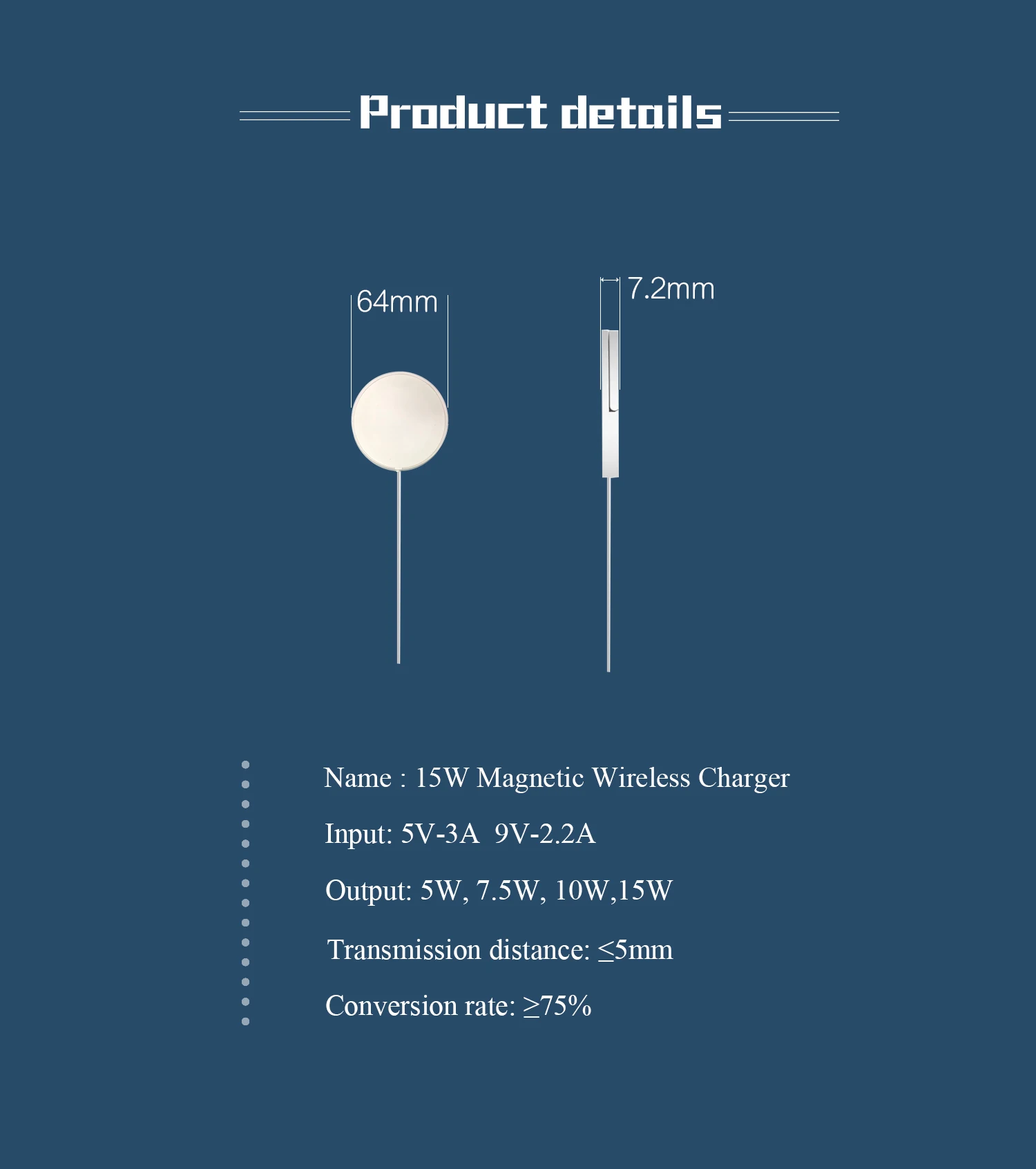  15w type c магнитное Беспроводное зарядное устройство с подставкой для iphone 12 pro