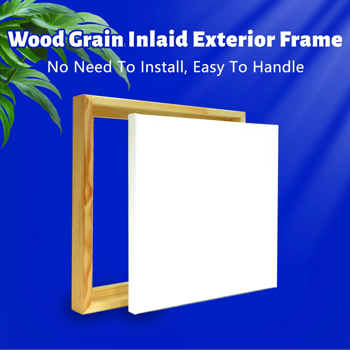 Canvas Frame 50x70cm, DIY Natural Canvas Floating Frame, Floater Frame For 1.6CM Deep Canvas Painting