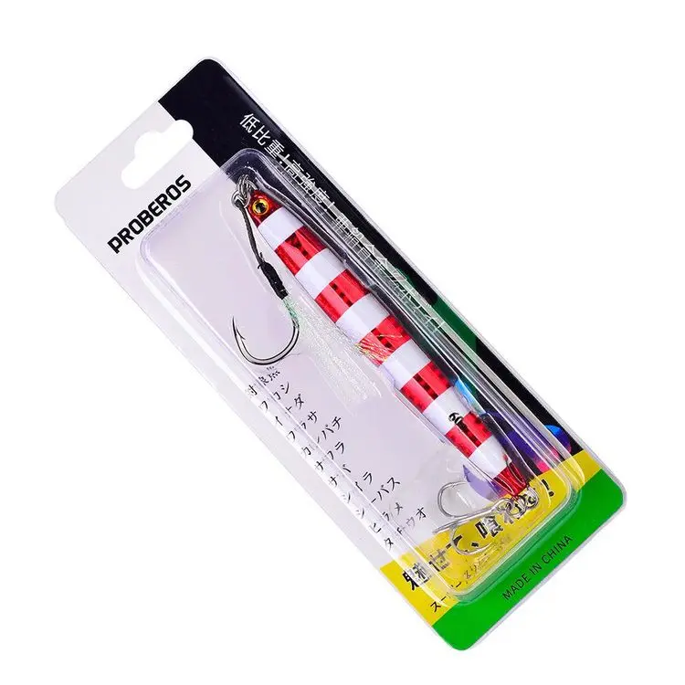 Most Popular Fishing Lures Long-range Iron Plate Lead  Luminous hardbody fishing lures