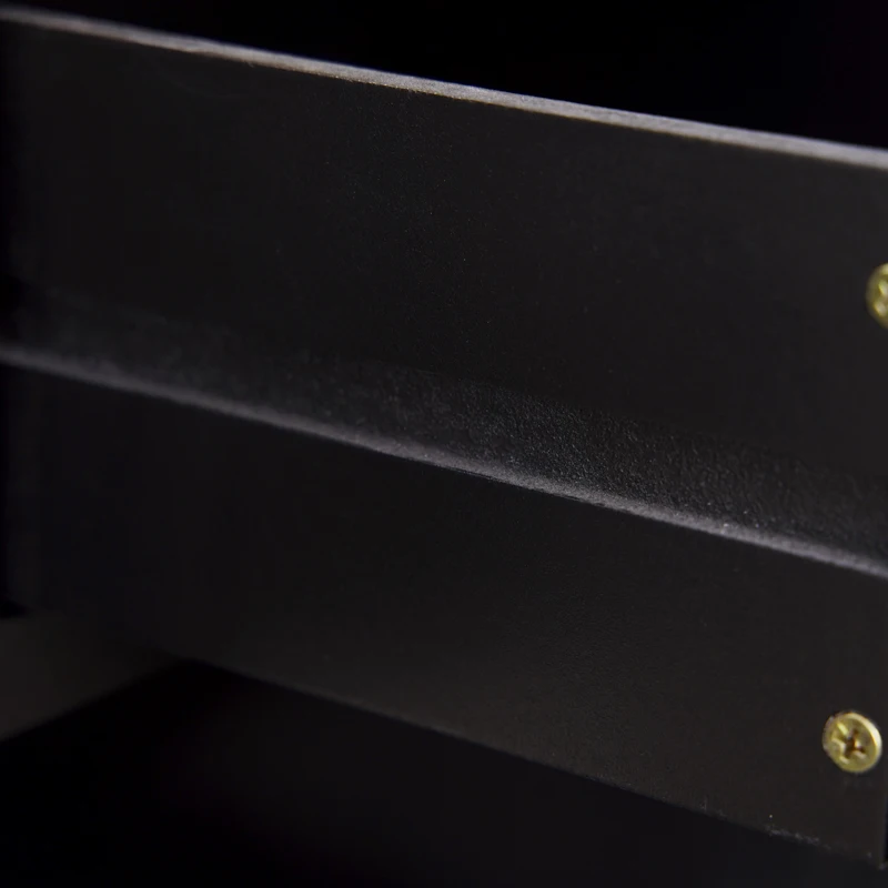 Hot Sale European Wooden Living Room Wine Rack with Two Drawers Kitchen Sideboard Cabinet