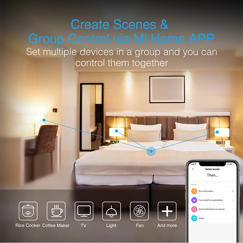 Smart Socket Power Monitor Voice Remote Control Home Automation Smart Plug