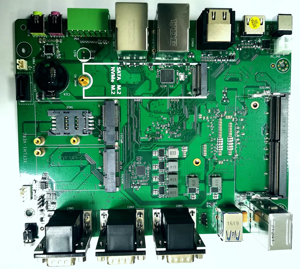 i7-10870H i5-10200H Fanless Mini PC Barebone 2 LAN RS485 GPIO 4G SIM 3 HD Port Win10 iOT Linux IPC Rugged Industrial Computer